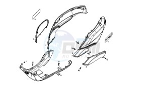 BOULEVARD - 50 CC 4T EU2 25 KM/H drawing COVER LOWER