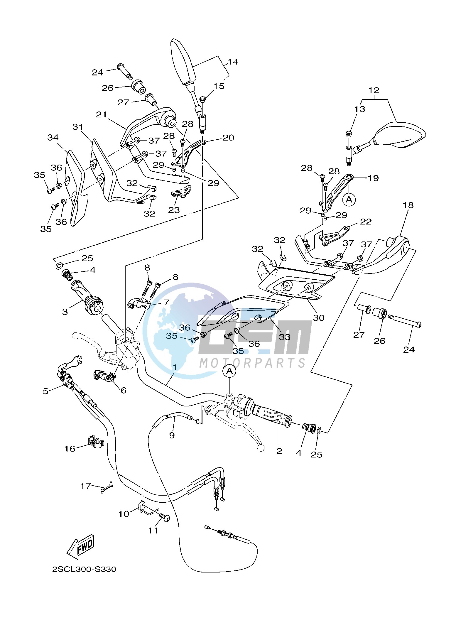 STEERING HANDLE & CABLE