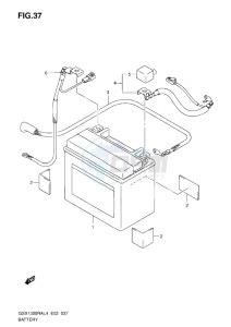 GSX1300R drawing BATTERY