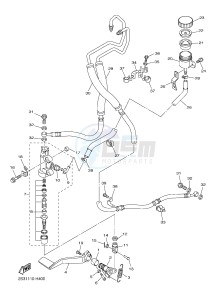 VMX17 VMAX17 1700 (2CEN) drawing REAR MASTER CYLINDER