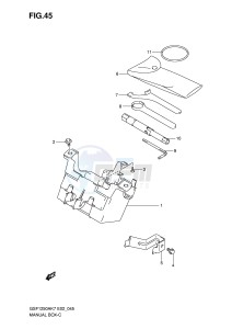 GSF1250 (E2) Bandit drawing MANUAL BOX