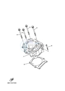 YFM700FWAD GRIZZLY 700 EPS (BLTS) drawing CYLINDER