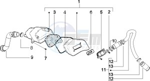 Runner 50 SP (UK) UK drawing Secondairy air box