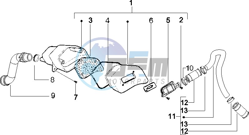 Secondairy air box