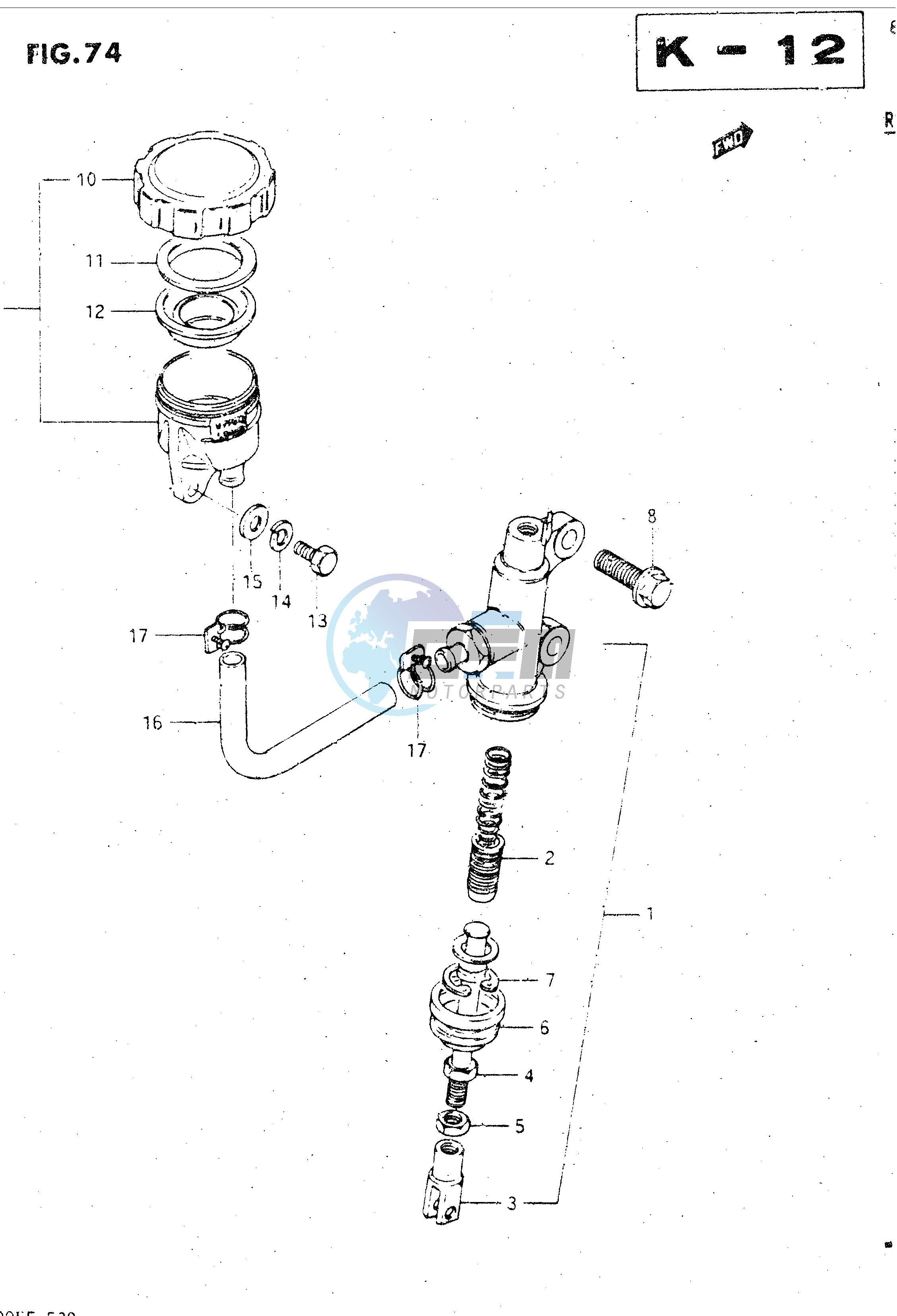 REAR MASTER CYLINDER