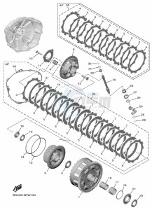 YZF1000 YZF-R1 (B3LS) drawing CLUTCH