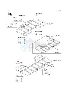 KVF360 4x4 KVF360A8F EU GB drawing Carrier(s)