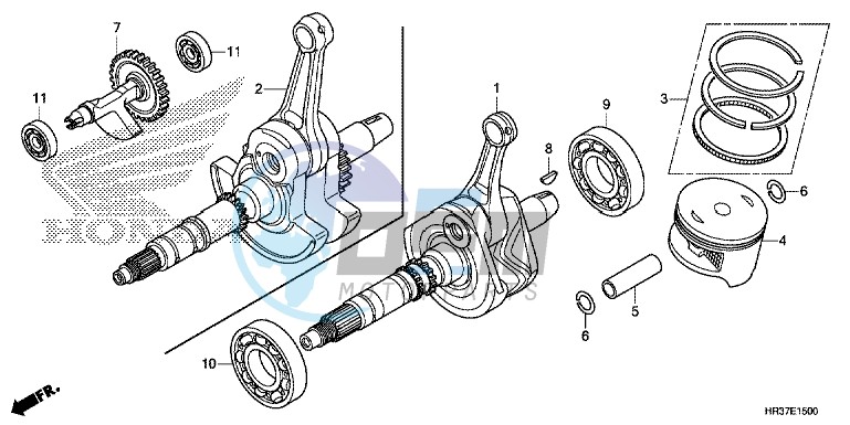 CRANK SHAFT/PISTON