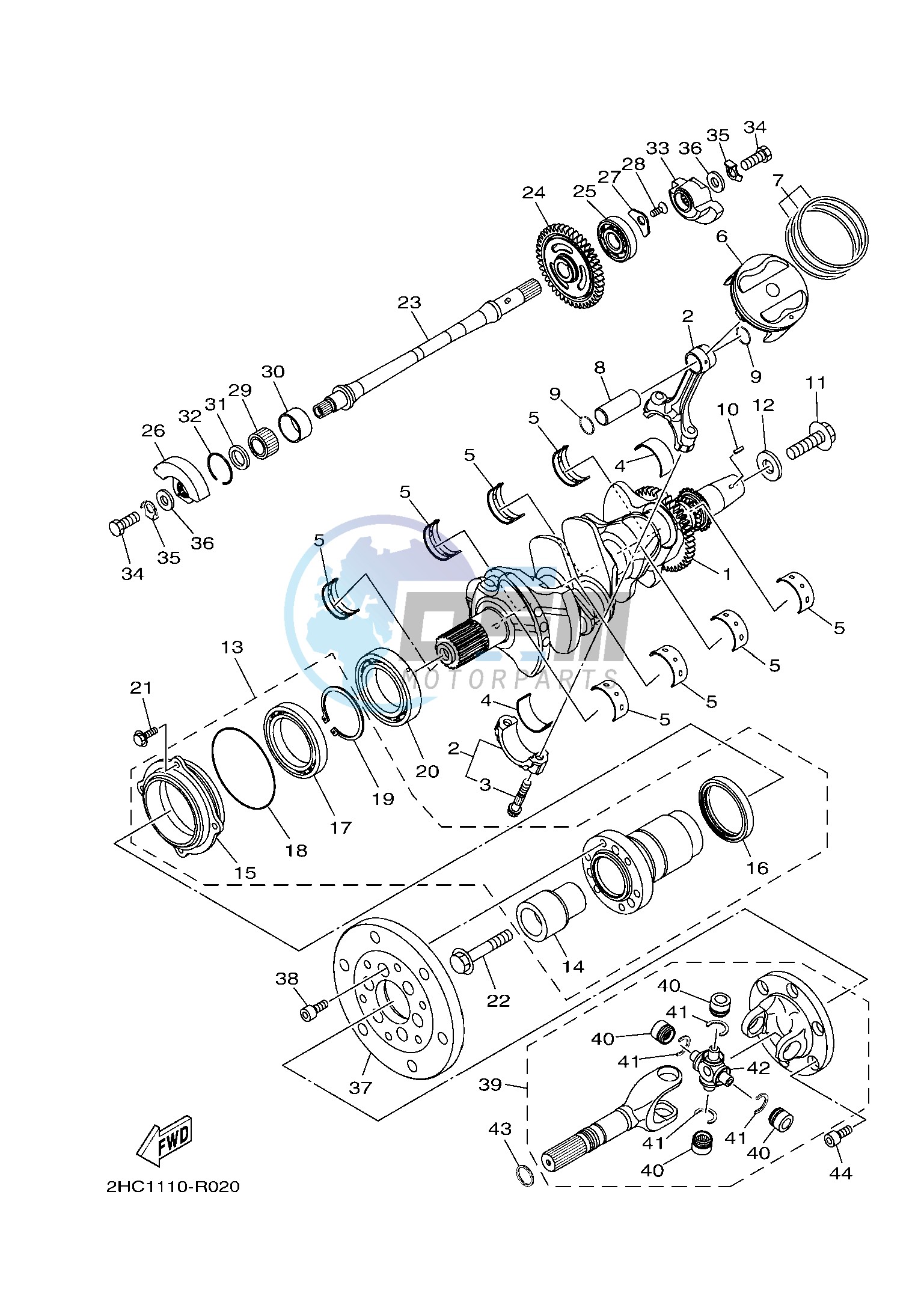 CRANKSHAFT & PISTON