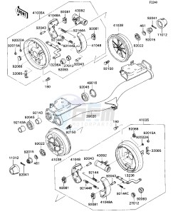 KAF 540 D [MULE 2020] (D1) [MULE 2020] drawing REAR HUB