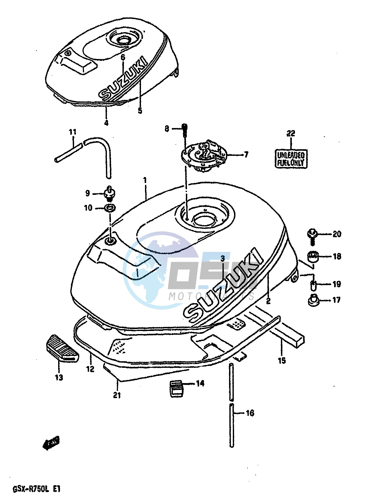 FUEL TANK (MODEL L)