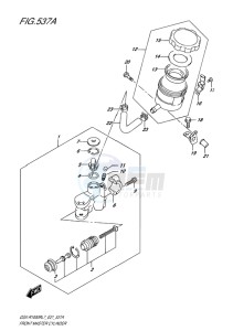 GSX-R1000R EU drawing FRONT MASTER CYLINDER