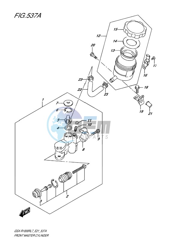 FRONT MASTER CYLINDER