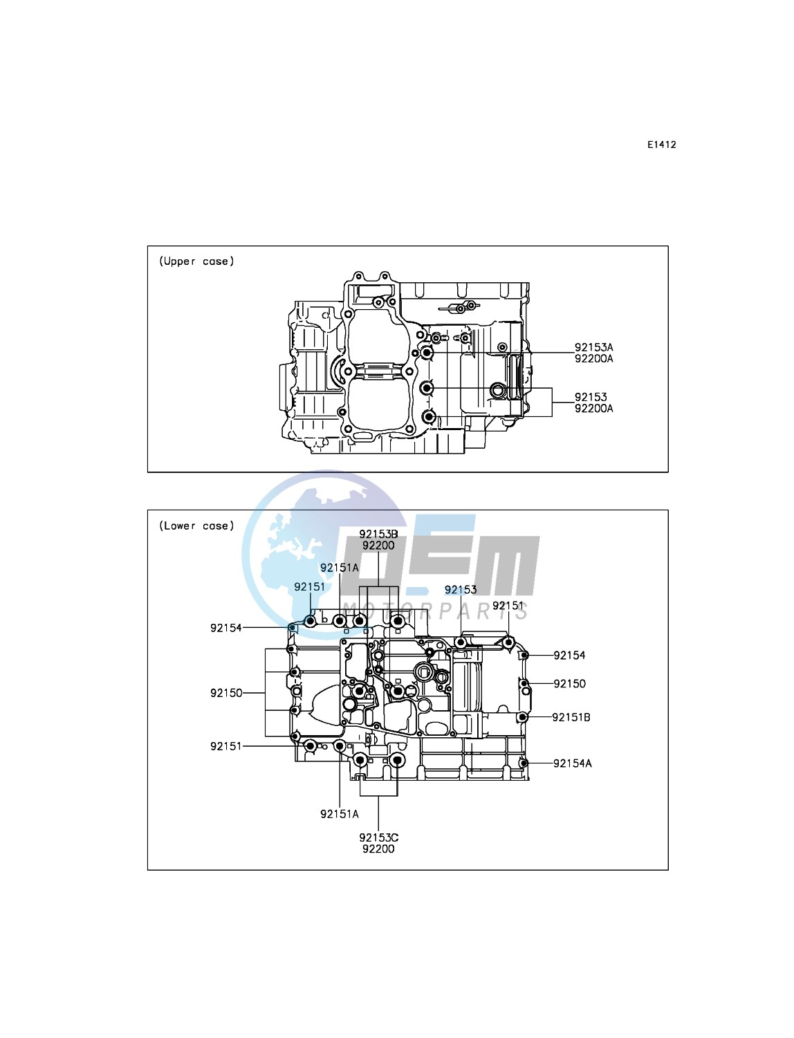 Crankcase Bolt Pattern