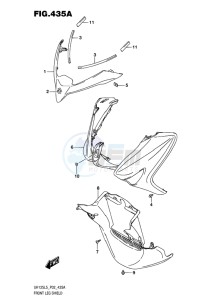 UH125 BURGMAN EU drawing FRONT LEG SHIELD