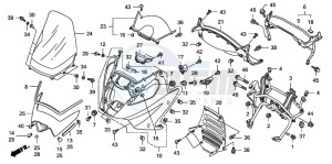 FJS600D 400 SILVER WING drawing FRONT COVER