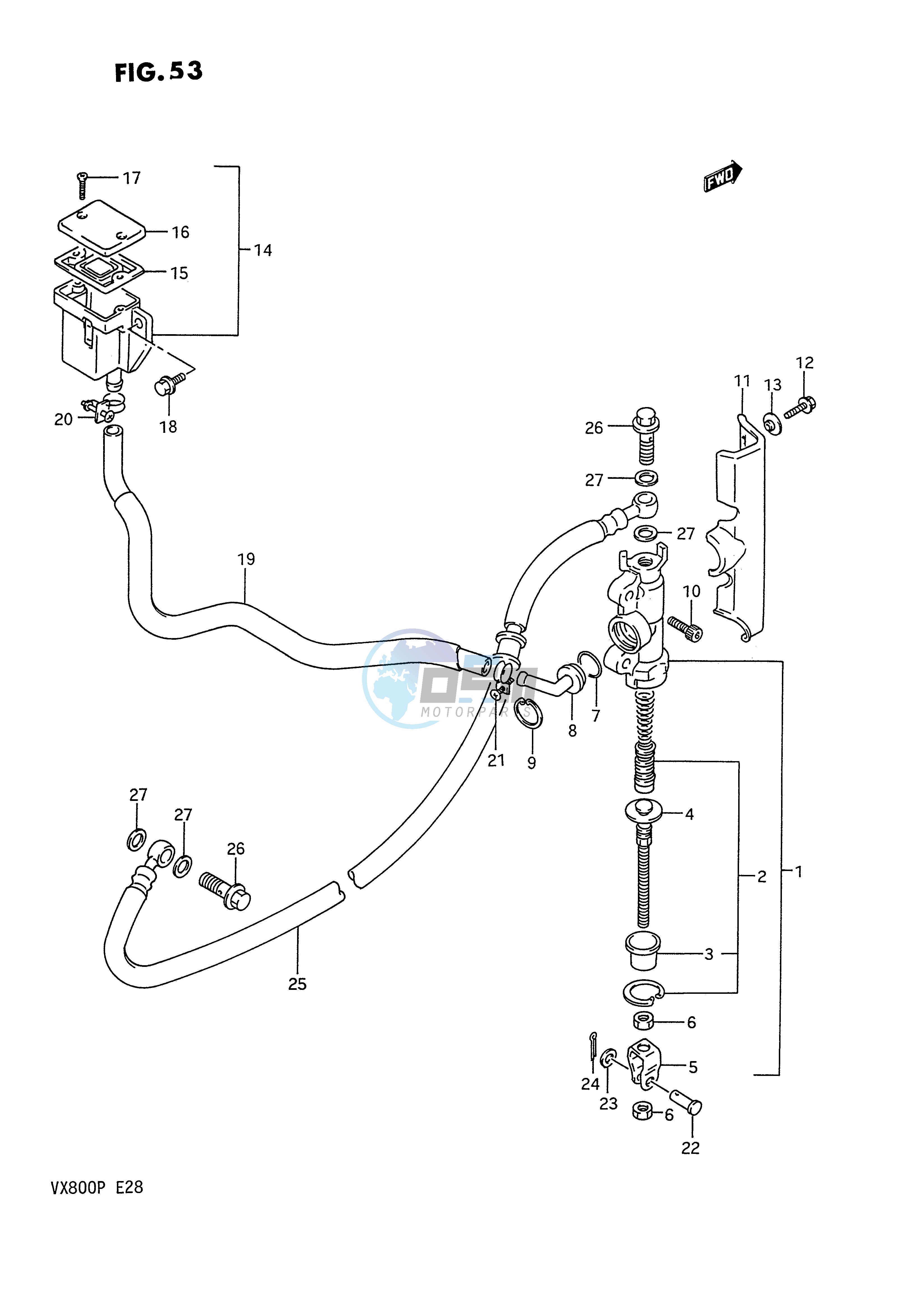 REAR MASTER CYLINDER