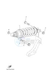 MT07A MT-07 ABS 700 (1XBM) drawing REAR SUSPENSION