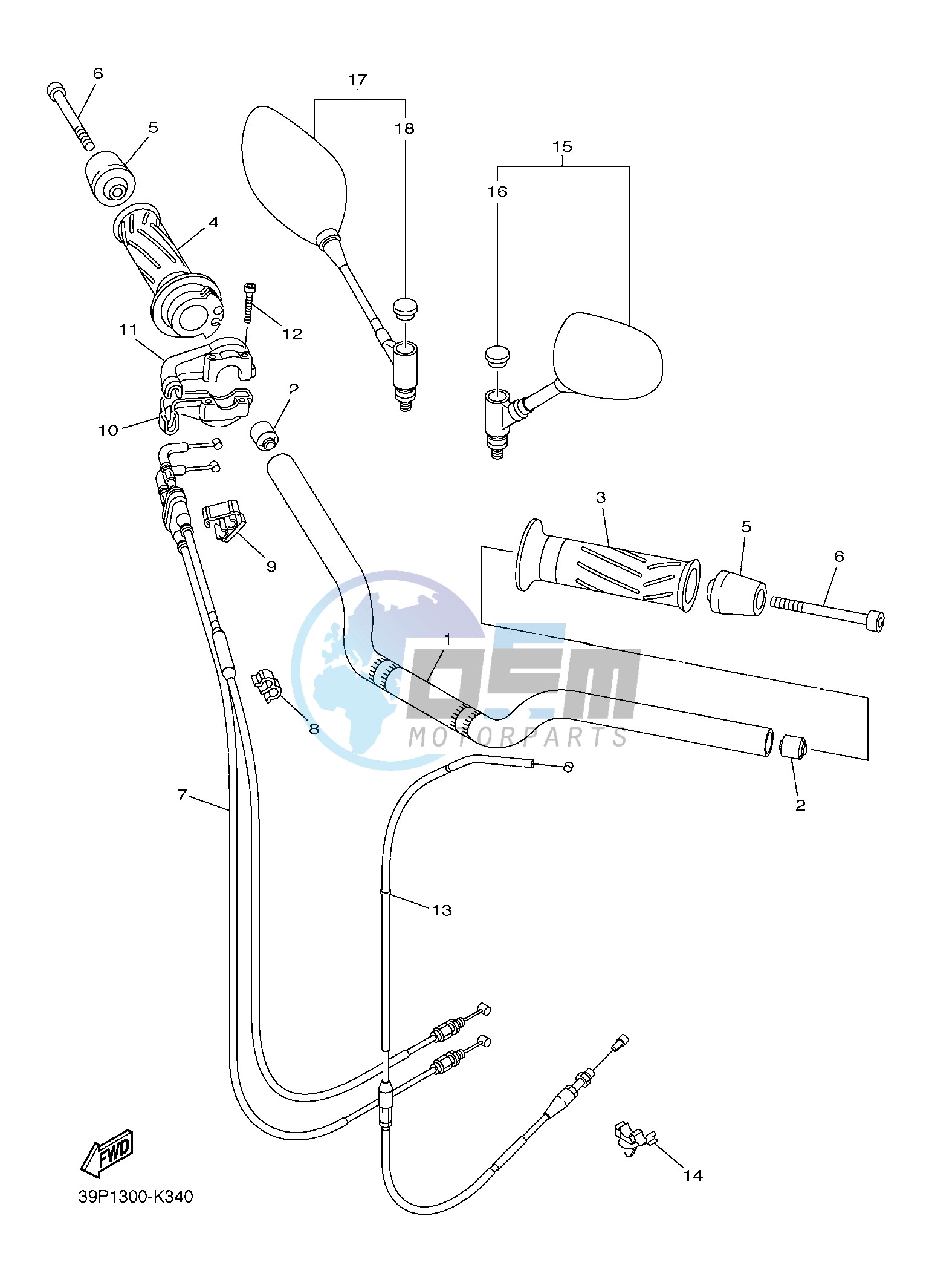 STEERING HANDLE & CABLE