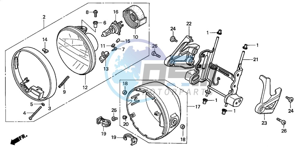 HEADLIGHT (CM/U)