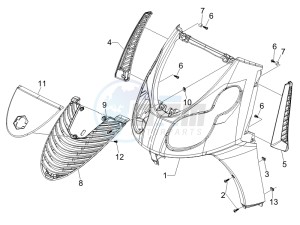 Carnaby 200 4t e3 drawing Front shield