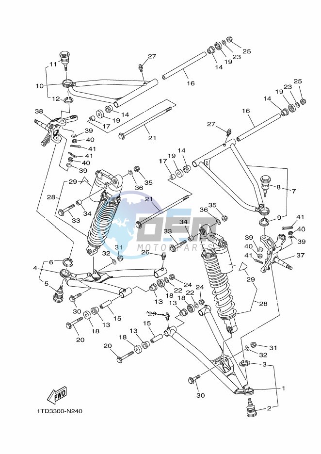 FRONT SUSPENSION & WHEEL