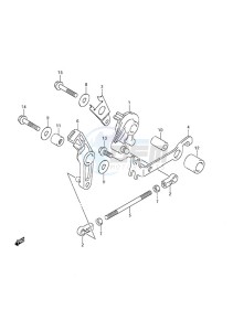 DF 8A drawing Throttle Control Non-Remote Control