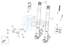 Tuono V4 1100 Factory (EMEA, APAC) (AU, EU, HK, JP, MAL, RC, S, T, TH) drawing Front fork