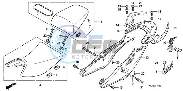 SEAT/SEAT COWL