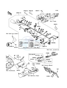 Z750 ZR750LCF UF (UK FA) XX (EU ME A(FRICA) drawing Chassis Electrical Equipment