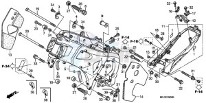 CBR600RR9 Korea - (KO) drawing FRAME BODY