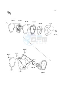 KX 250 N [KX250F] (N1) [KX250F] drawing AIR CLEANER