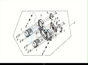 CRUISYM a 300 (LV30W2Z1-EU) (M2) drawing HEAD LIGHT