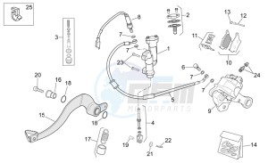 RXV-SXV 450-550 Vdb-Merriman drawing Rear brake system