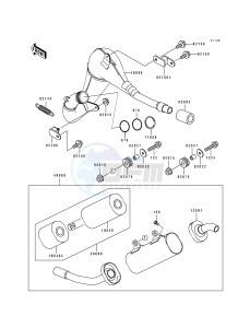 KX 125 J [KX125] (J1) [KX125] drawing MUFFLER