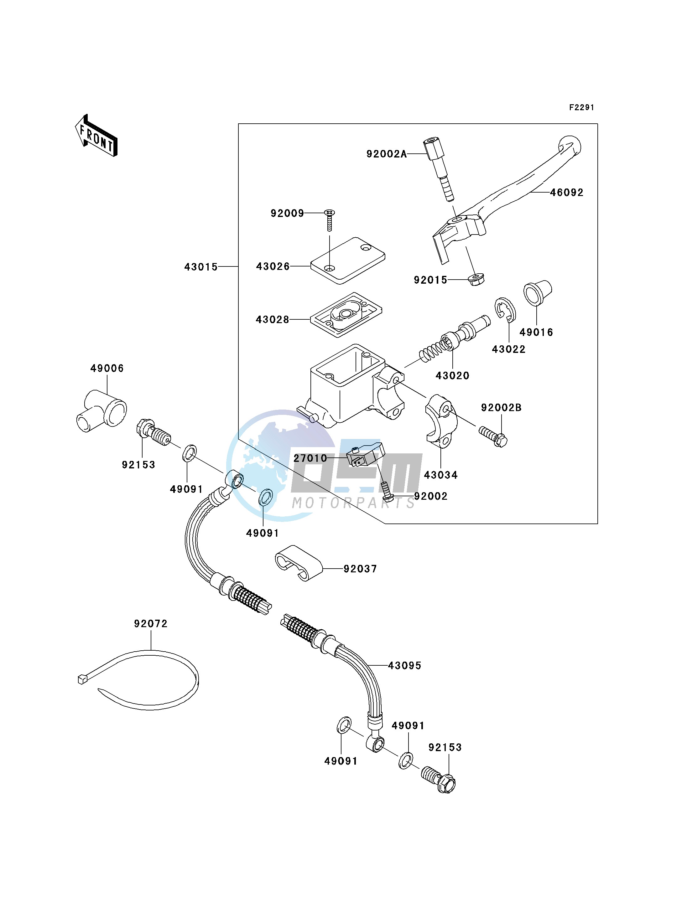 FRONT MASTER CYLINDER