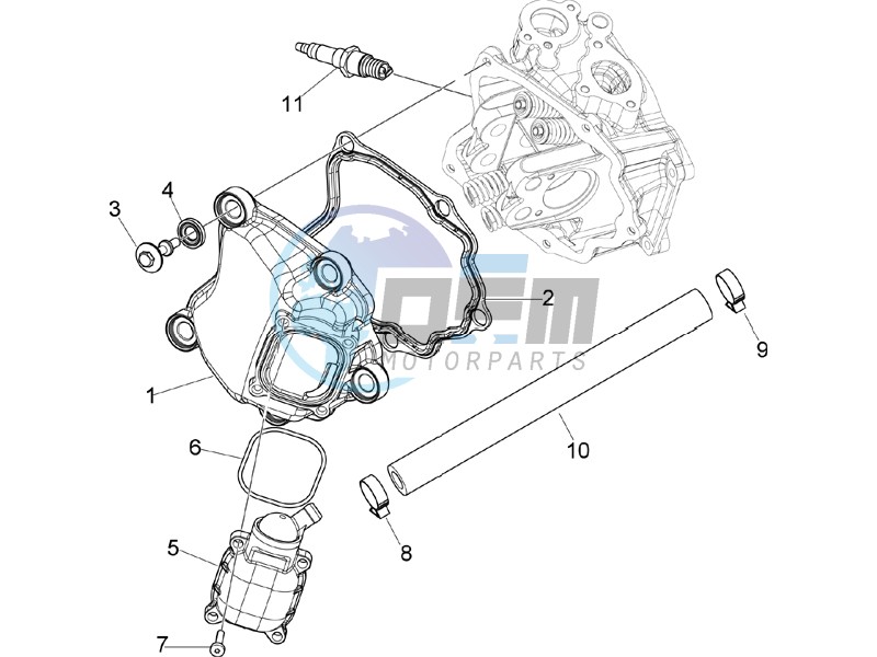 Cylinder head cover