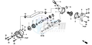 SH125R drawing WATER PUMP