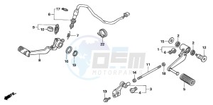 CB1300 CB1300SUPER FOUR drawing PEDAL