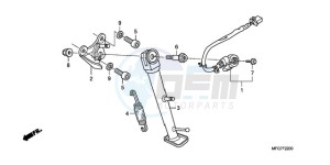 CB600FA9 Australia - (U / ABS) drawing STAND