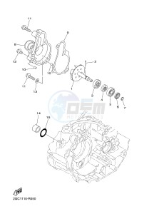 WR450F (2GC7 2GC8 2GC9 2GC9) drawing WATER PUMP