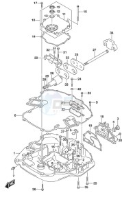 DF 225 drawing Engine Holder