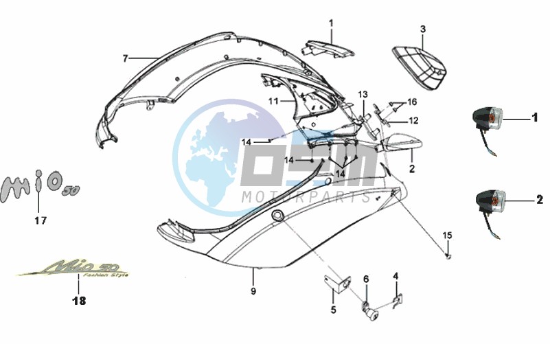 COWLING / TAIL LIGHT