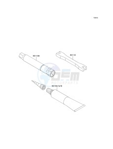 KX 450 E (KX450F MONSTER ENERGY) (E9FA) E9FA drawing OWNERS TOOLS