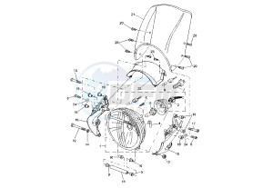 BT BULLDOG 1100 drawing HEADLIGHT