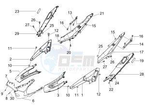 Runner 50 Pure Jet Race drawing Side cover - Spoiler