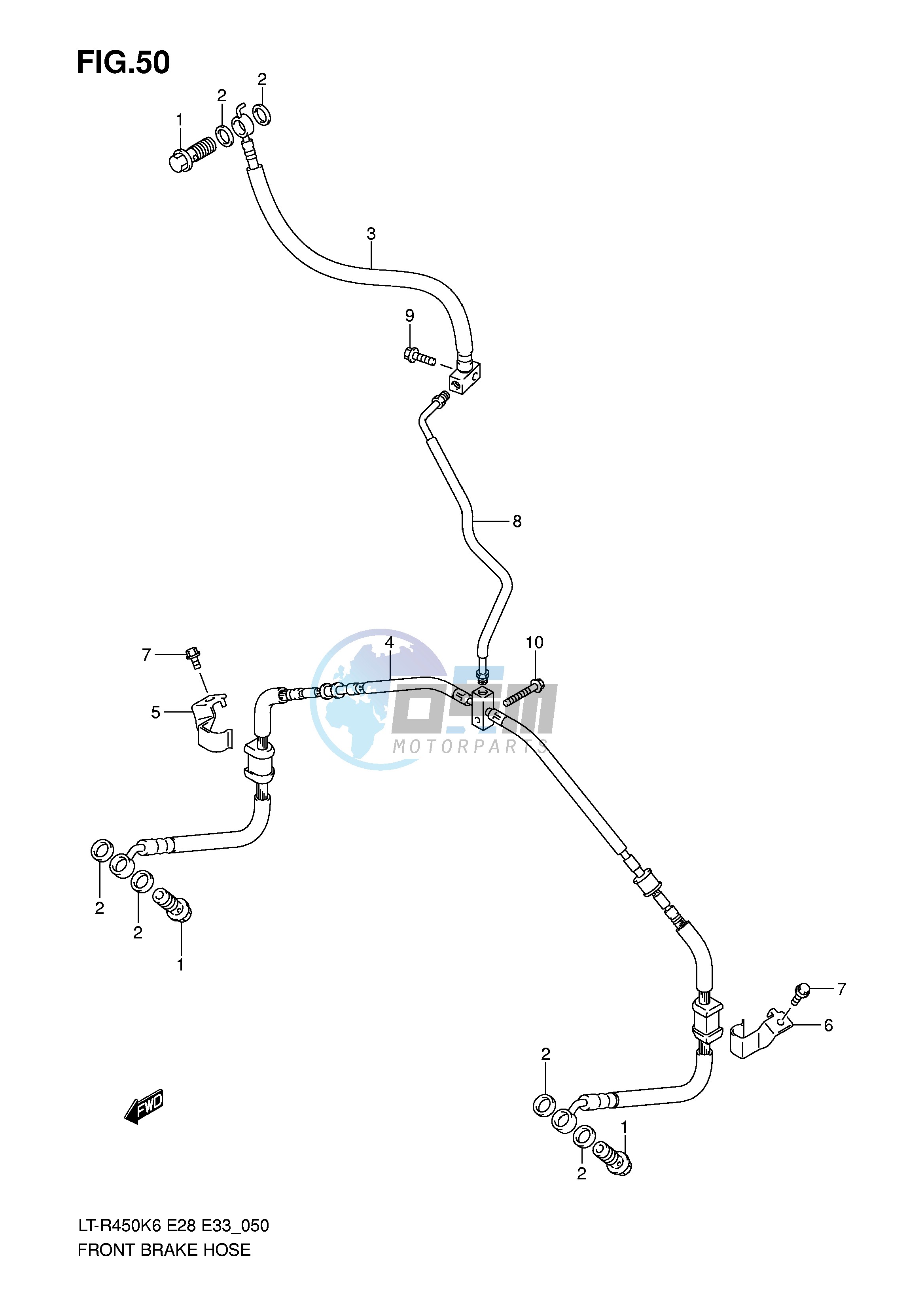 FRONT BRAKE HOSE