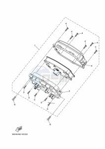 MWS155-A TRICITY 155 (BGD1) drawing CRANKCASE COVER 1