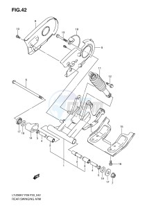 LT-Z90 (P28-P33) drawing REAR SWINGINGARM