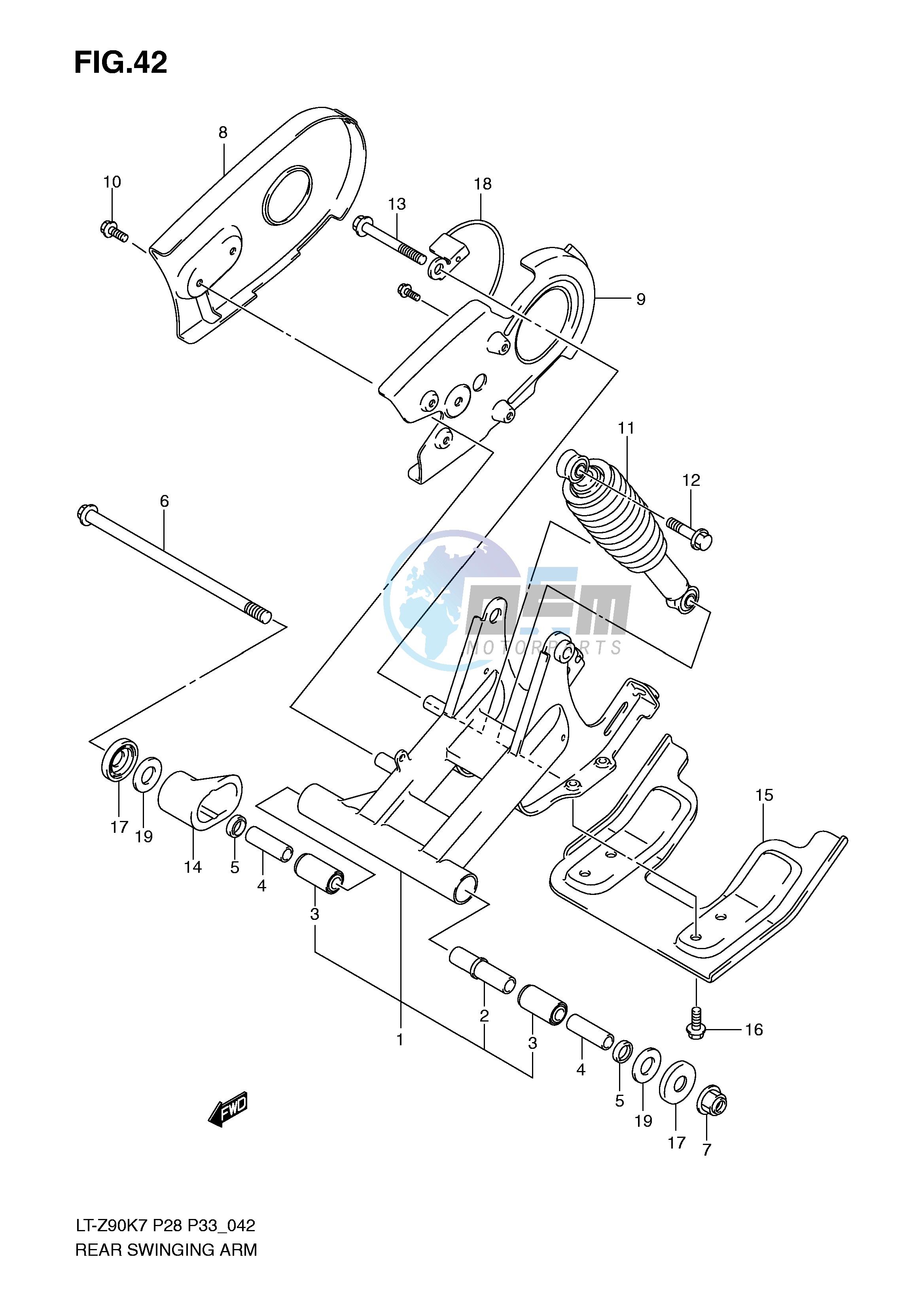 REAR SWINGINGARM